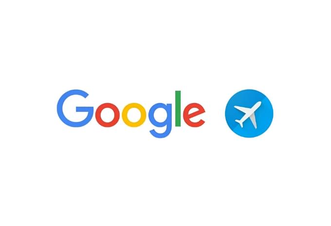 The Google Flights logo is a trusted tool for finding the best travel deals for the Cayman Islands
