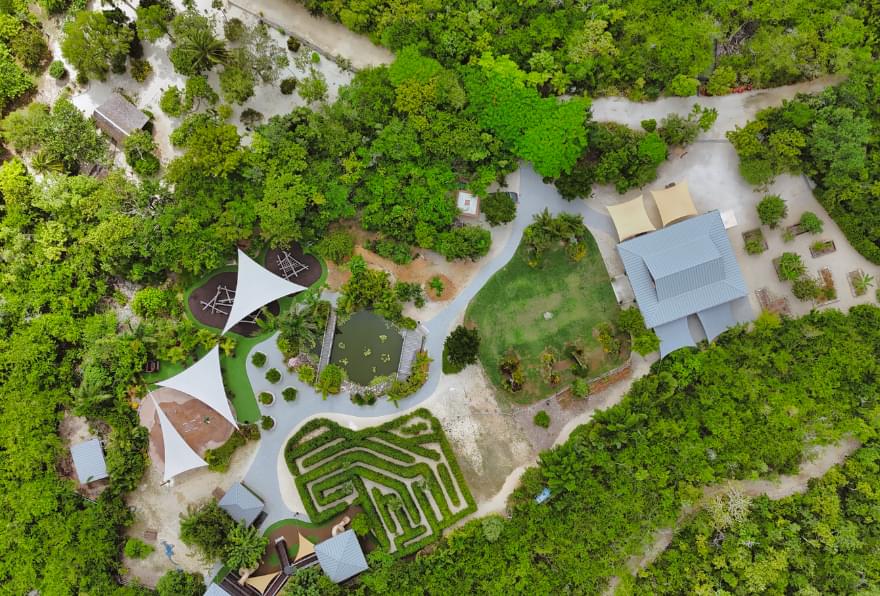 Entrance to the Queen Elizabeth II Botanic Park, showcasing serene things to do in Cayman.