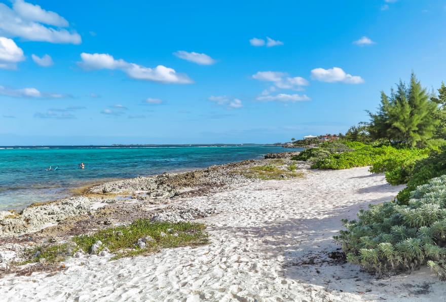 Cayman Kai Public Beach is a peaceful retreat with serene surroundings in Grand Cayman.