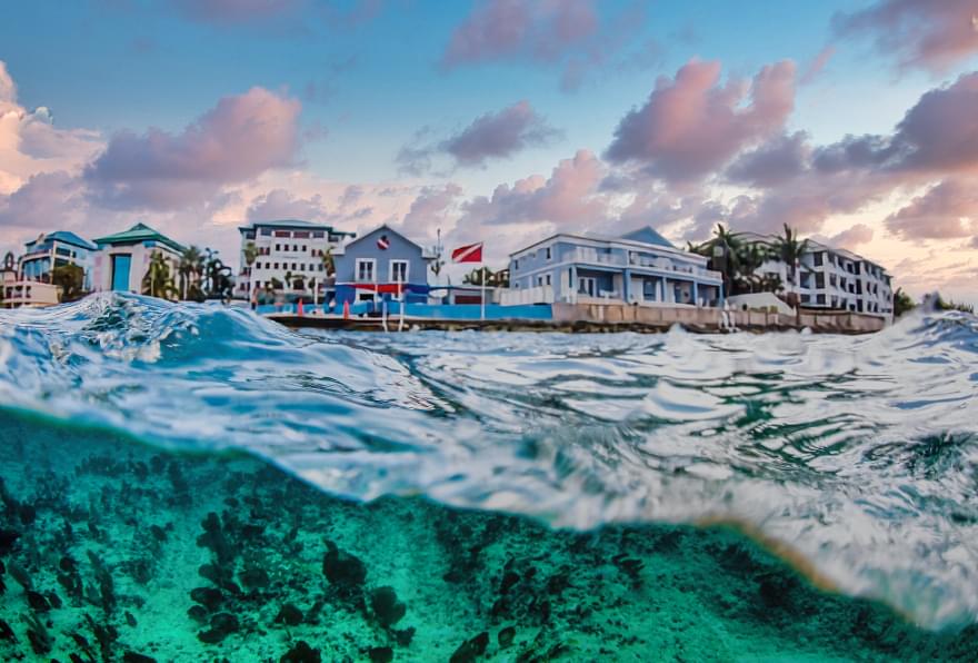 Eden Rock in Grand Cayman featuring intricate coral formations and diverse underwater landscapes