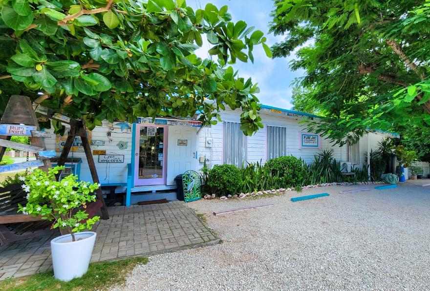 Pure Art Gallery in Grand Cayman, a treasure trove for local Cayman Islands arts and crafts during Georgetown Cayman Islands excursions
