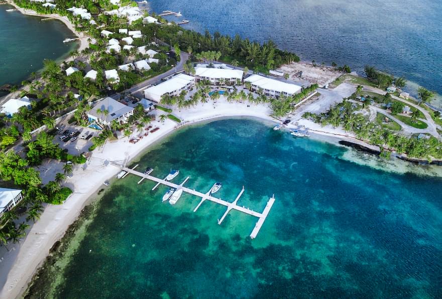 Kaibo Beach Bar, a popular pick-up point for private boat departures in Grand Cayman