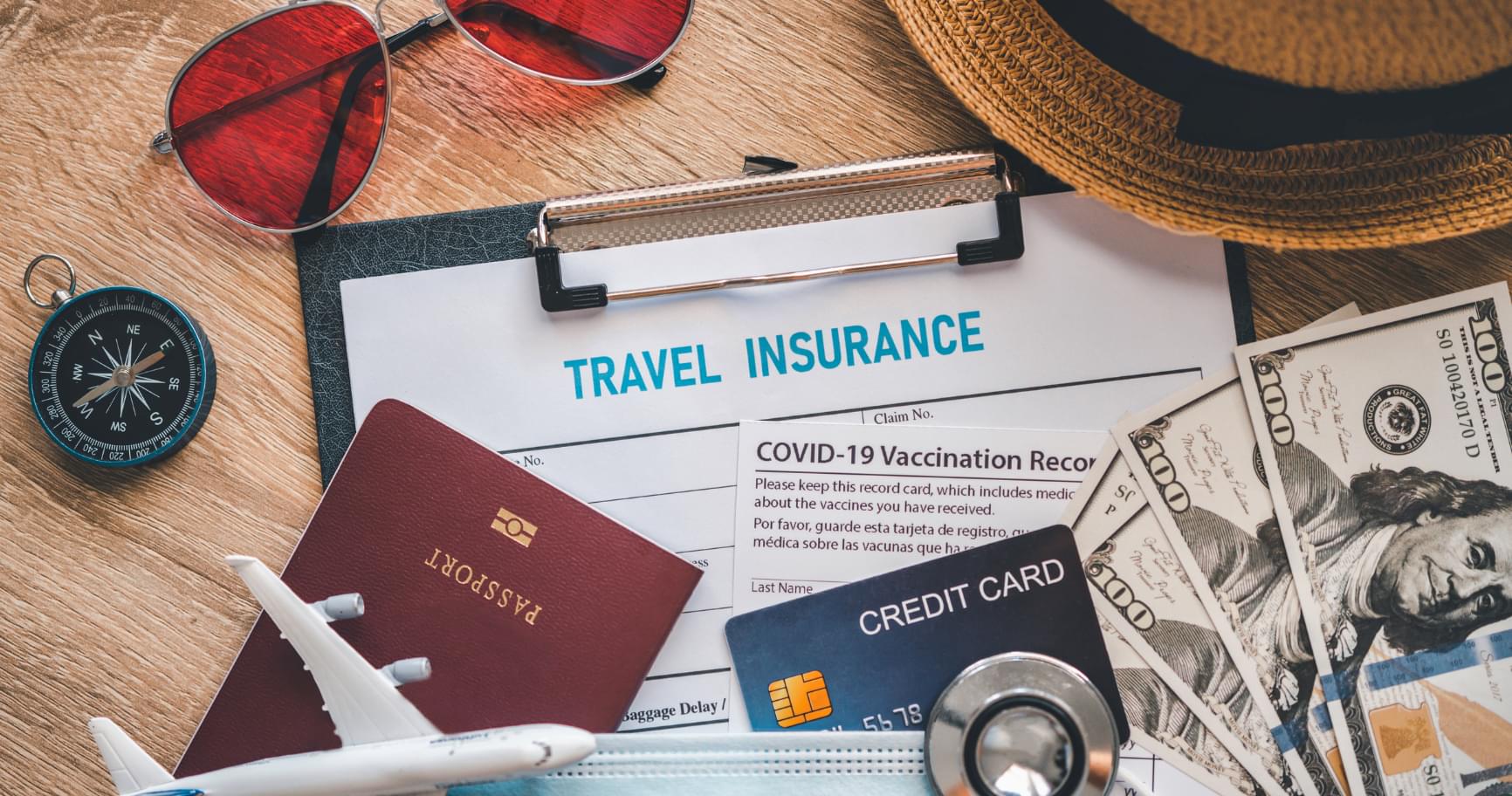 Travel insurance documents for trip protection during hurricane season
