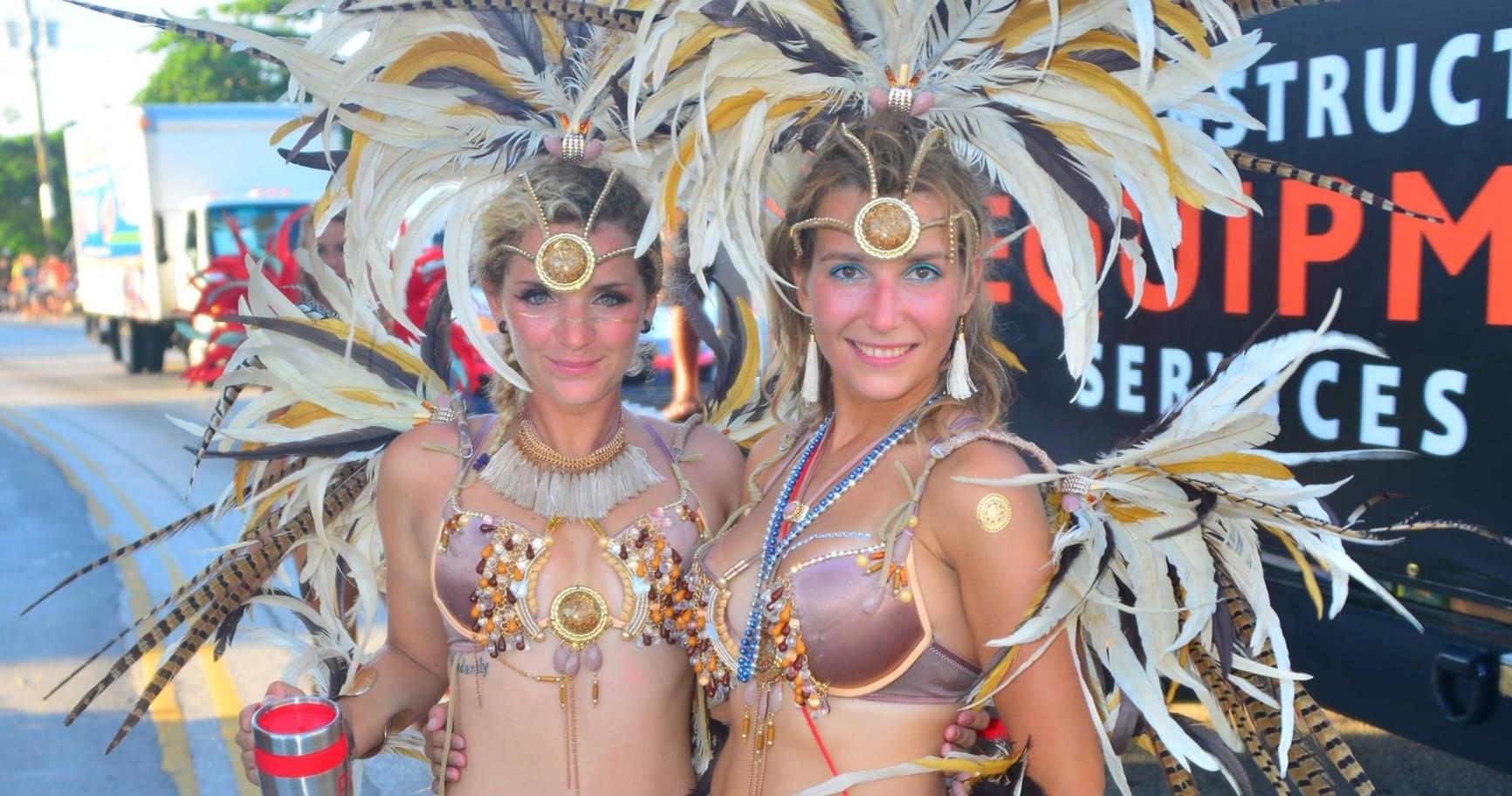 Girls enjoying Barabano on their way to Caymanian citizenship